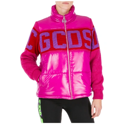 Shop Gcds Women's Outerwear Jacket Blouson In Pink