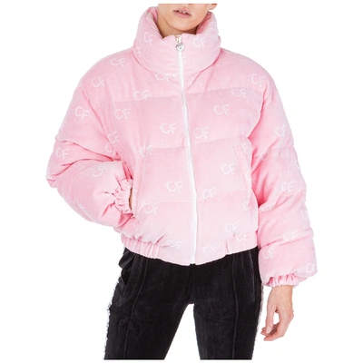 Shop Chiara Ferragni Women's Outerwear Down Jacket Blouson Cf In Pink