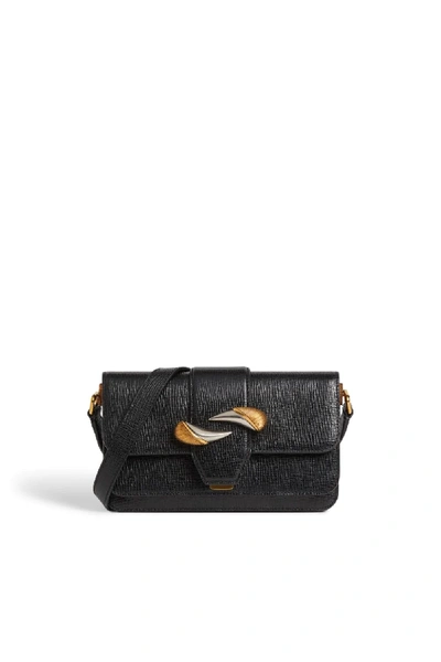 Shop Roberto Cavalli Claw Belt Bag In Black