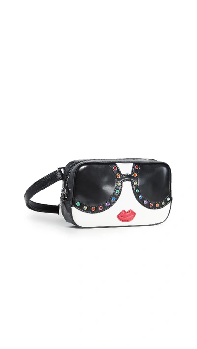 Shop Alice And Olivia Fanny Stace Face Belt Crossbody Bag In Stacey Face