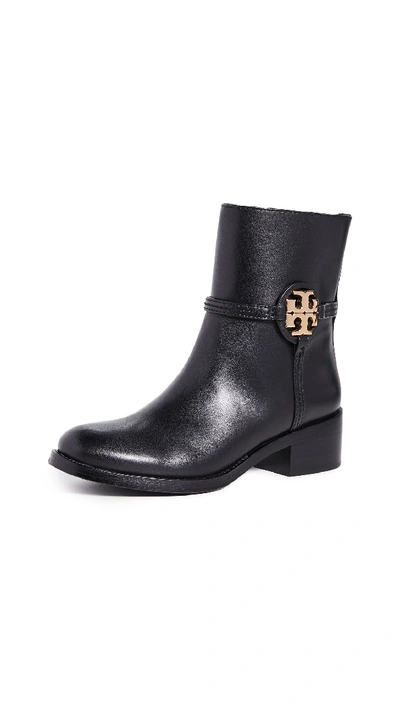 Shop Tory Burch Miller 25mm Booties In Perfect Black