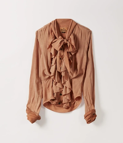 Shop Vivienne Westwood Frill Shirt Ancient Rose