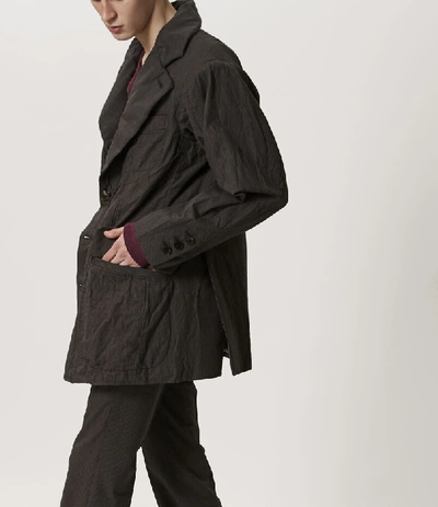 Shop Vivienne Westwood Wittgenstein Jacket Morning Stripe In Grey