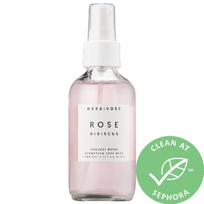 Shop Herbivore Rose Hibiscus Hydrating Mist 4.0 oz/ 120 ml