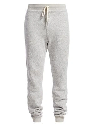 Shop John Elliott Rio Cotton Fleece Sweatpants In Grey
