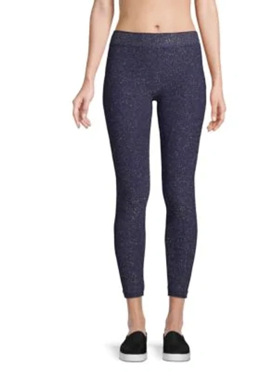 Shop Phat Buddha Jane Glitter Leggings In Iron