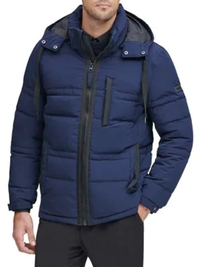 Shop Andrew Marc Men's Huxley Down Jacket In Ink