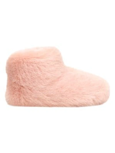 Shop Ugg Amary Faux Fur Slippers In Pink