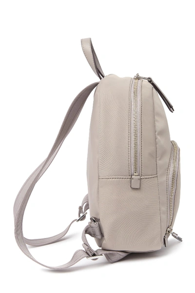 Shop Kate Spade Medium Nylon Backpack In Softtaupe