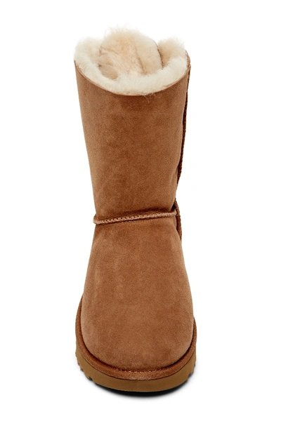 Shop Ugg Bailey Twinface Genuine Shearling & Bow Corduroy Boot In Che