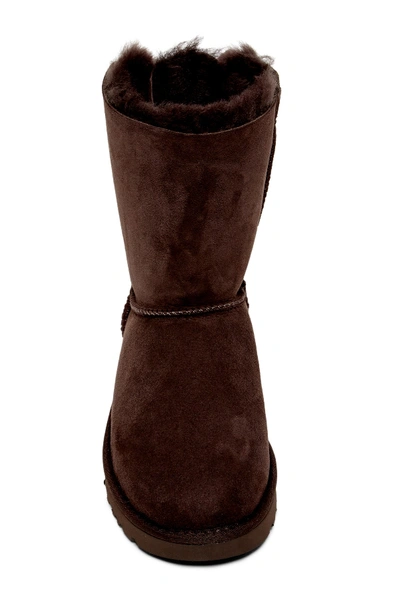 Shop Ugg Bailey Twinface Genuine Shearling &  Bow Corduroy Boot In Cho