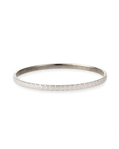 Shop Armenta New World Carved Bangle In Silver