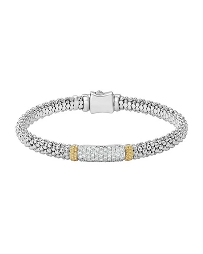 Shop Lagos Diamond Lux Caviar 6mm Single Station Bracelet