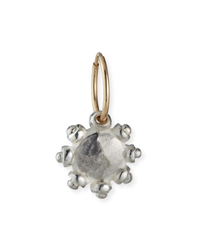 Shop Lee Brevard Sun Single Earring In Silver