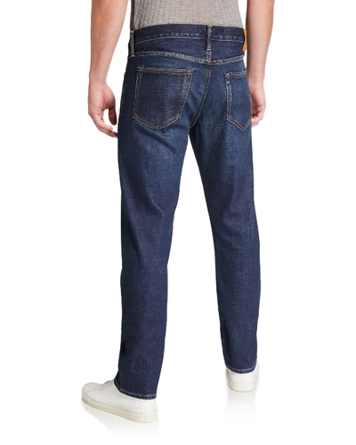 Shop Tom Ford Men's Straight-fit Stretch-denim Jeans In Blue