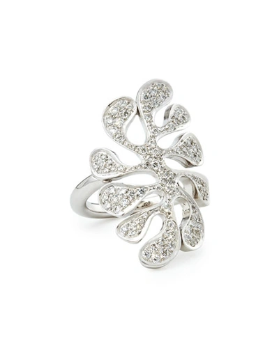 Shop Miseno Sealeaf Collection 18k White Gold Diamond Ring
