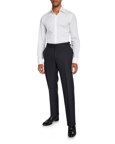 Tom Ford Men's O'connor Master Twill Pants In Blue