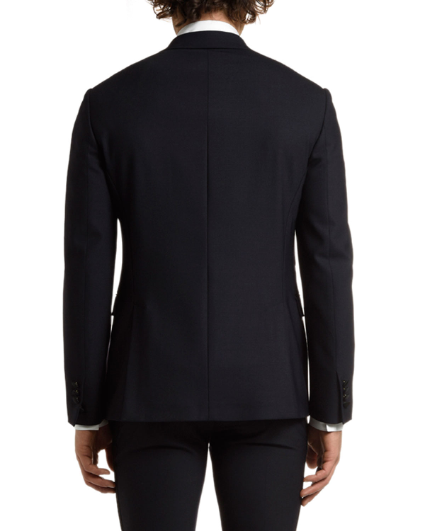 Neil Barrett Men's Shawl-collar Tuxedo Jacket In Black Pattern | ModeSens