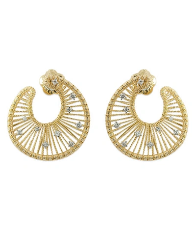 Shop Staurino Fratelli 18k Gold Renaissance Swirl Earrings