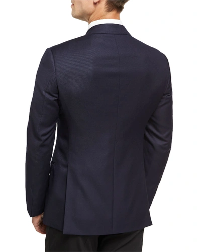 Shop Giorgio Armani Soft Basic Wool Two-button Sport Coat, Navy