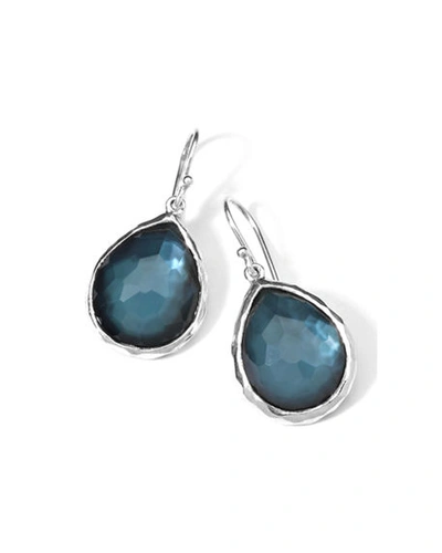 Ippolita Sterling Silver Wonderland Indigo Mother-of-pearl Doublet Drop Earrings In Indigo