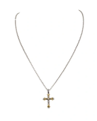 Shop Konstantino Delos Diamond Cross Pendant Necklace