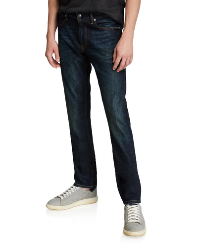 Shop Ralph Lauren Men's Straight Denim Jeans In Blue