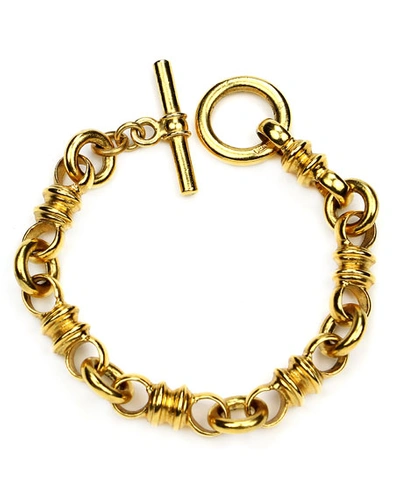 Shop Ben-amun Small Chain-link Bracelet In Gold
