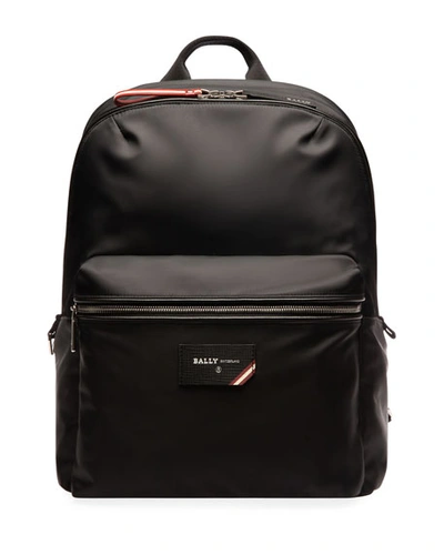 Shop Bally Men's Ferey Nylon Trainspotting Backpack In Black