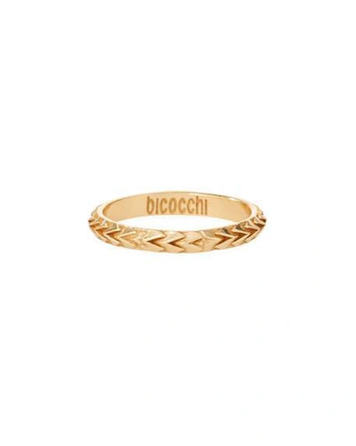 Shop Emanuele Bicocchi Men's Golden Scales Ring