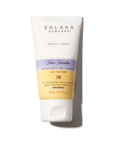 Shop Solara Suncare Time Traveler Ageless Daily Face Sunscreen, 1.7 Oz. / 50 ml