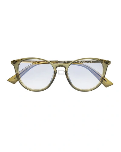 Shop The Book Club Night Team Crazy For Round Readers In Olive