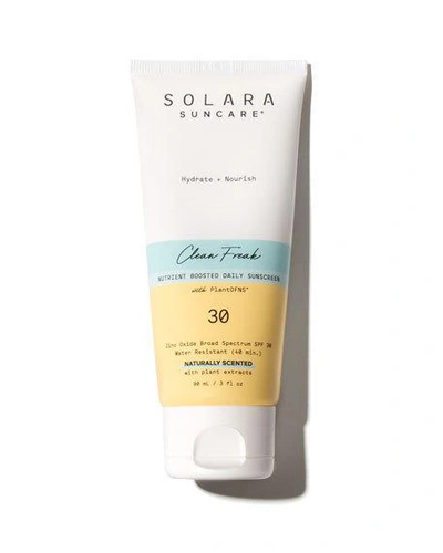 Shop Solara Suncare Clean Freak Naturally Scented Sunscreen Moisturizer, 3 Oz. / 88.7 ml