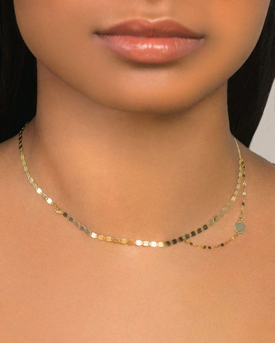 Shop Lana 14k Double-strand Crossary Necklace In Gold