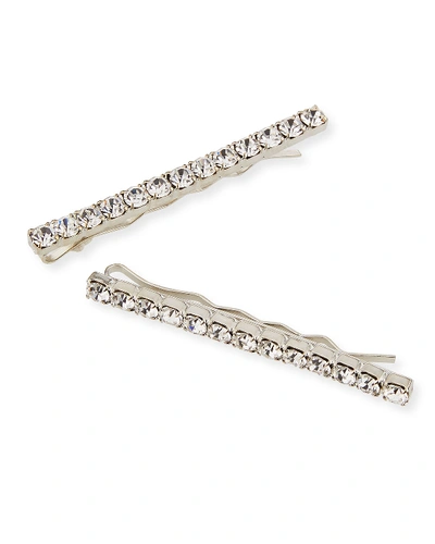 Shop Jennifer Behr Gwen Crystal Bobby Pins, Set Of 2