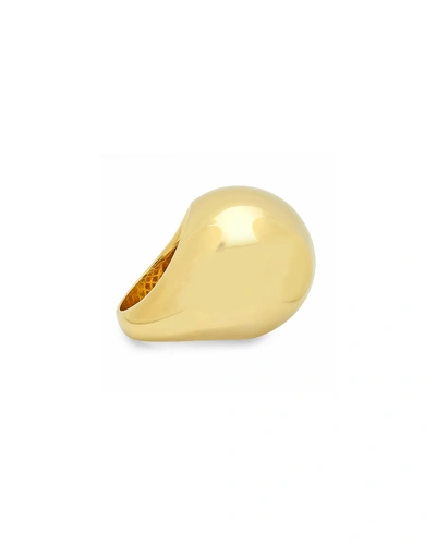 Shop Established Jewelry 14k Yellow Gold Bauble-shaped Dome Ring