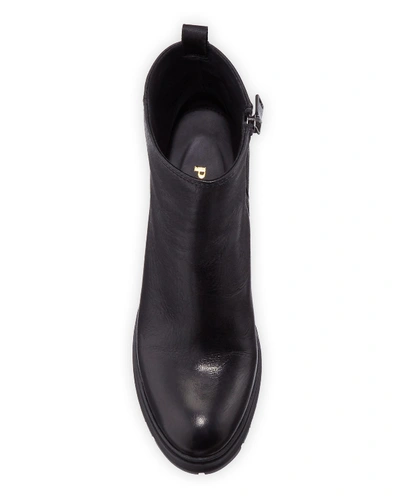 Shop Prada Cervo Lugged Boots In Black