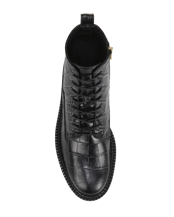 vince cabria leather combat boots
