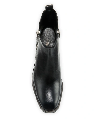 Shop 3.1 Phillip Lim / フィリップ リム Alexa Leather Double-zip Ankle Booties In Black