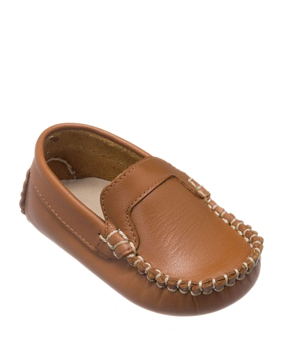 Shop Elephantito Leather Moccasin, Baby In Natural