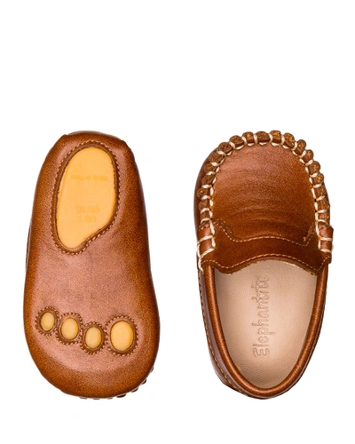 Shop Elephantito Leather Moccasin, Baby In Natural