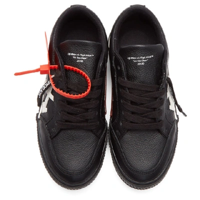 Shop Off-white Black Arrows Low Vulcanized Sneakers In Black White