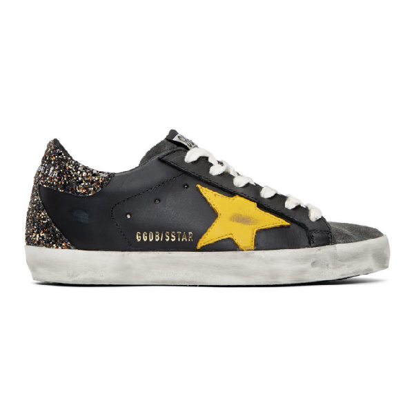 black sparkle golden goose