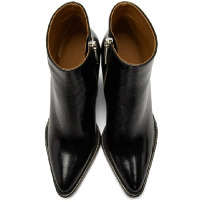 Shop Chloé Chloe Black Rylee Ankle Boots In 001 Black
