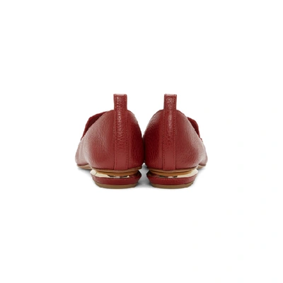 Shop Nicholas Kirkwood Red Beya Loafers In R11 Flm Red