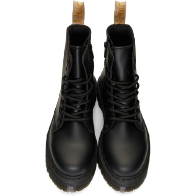 Shop Dr. Martens' Dr. Martens Black Vegan Jadon Ii Mono Boots