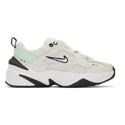 Nike Off-white & Blue M2k Tekno Sneakers In 013 Platinu | ModeSens