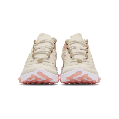 Nike React Element 55 Neoprene, Faux Leather And Mesh Sneakers In 007 Phantor