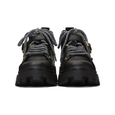 Shop Miu Miu Black Low-top Ankle Boots