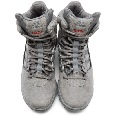 032c Grey Adidas Edition Gsg-9high Top Sneaker In Dark Grey